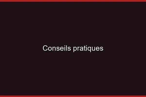 Conseils pratiques