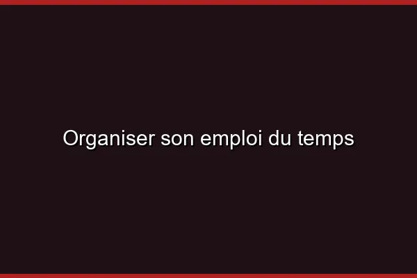 Organiser le rendez-vous en une heure